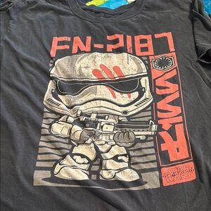 Star Wars Black and Red Short Sleeve Tee